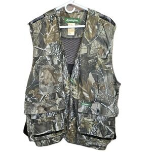 Remington Men's‎ Hunting Vest Size Large – Camo Mesh Game Bag Outdoors